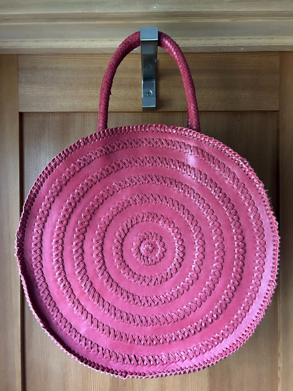 Sundance Ruby Red Leather Bag